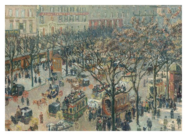 Obraz - Camille Pissarro, Boulevard des Italiens, Morning, Sunlight, reprodukcia (70x50 cm)