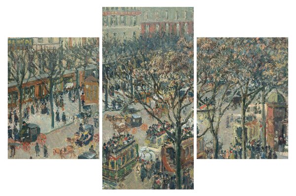 Obraz - Camille Pissarro, Boulevard des Italiens, Morning, Sunlight, reprodukcia (90x60 cm)