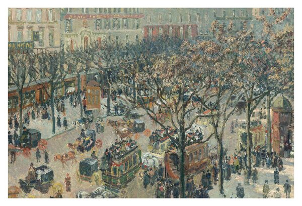 Obraz - Camille Pissarro, Boulevard des Italiens, Morning, Sunlight, reprodukcia (90x60 cm)