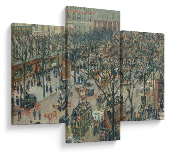 Obraz - Camille Pissarro, Boulevard des Italiens, Morning, Sunlight, reprodukcia (90x60 cm)