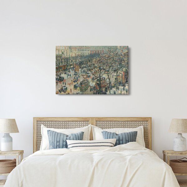 Obraz - Camille Pissarro, Boulevard des Italiens, Morning, Sunlight, reprodukcia (90x60 cm)