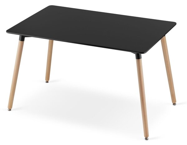 Stôl ADRIA 120 cm x 80 cm - čierny