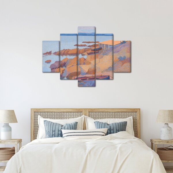 Obraz - Henri Edmond Cross, Calanque des Antibois, reprodukcia (150x105 cm)