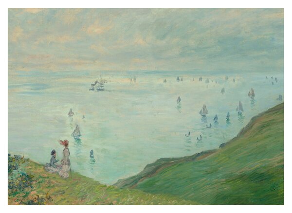 Obraz - Henri Fantin-Latour, Cliffs at Pourville, reprodukcia (70x50 cm)