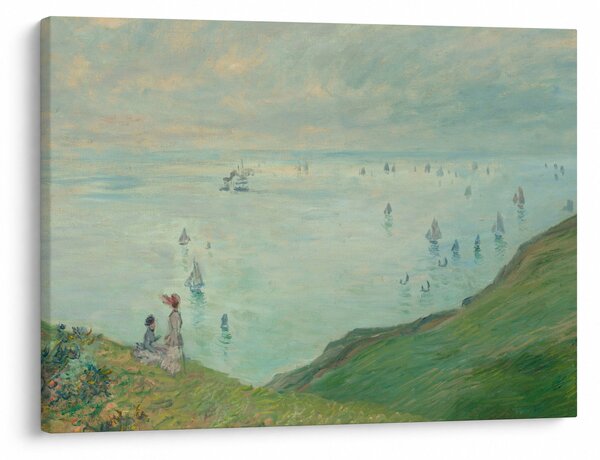 Obraz - Henri Fantin-Latour, Cliffs at Pourville, reprodukcia (70x50 cm)