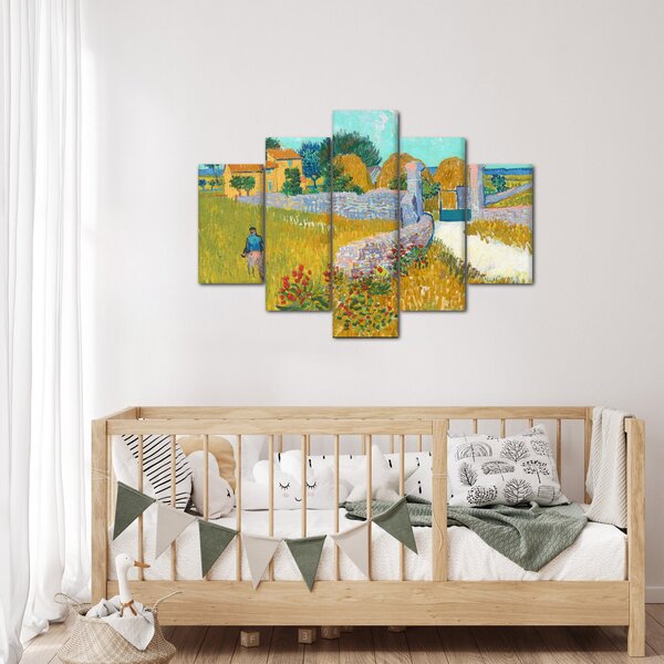 Obraz - Vincent van Gogh, Farmhouse in Provence, reprodukcia (150x105 cm)