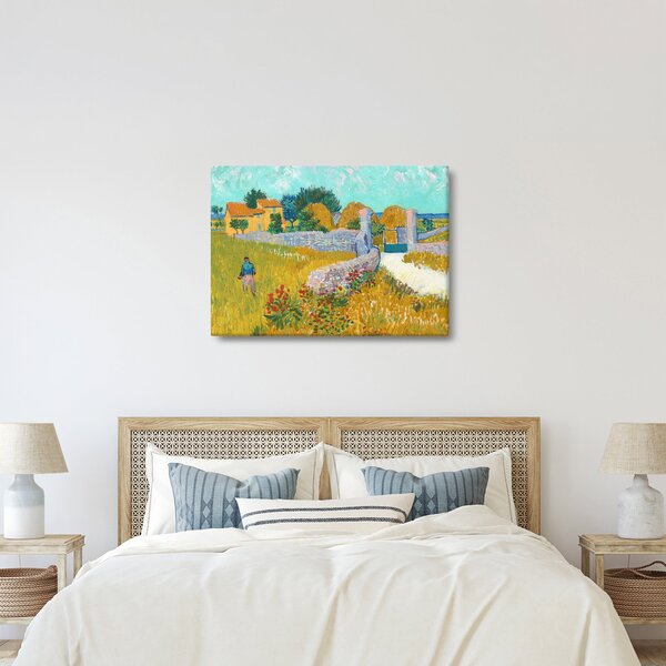 Obraz - Vincent van Gogh, Farmhouse in Provence, reprodukcia (70x50 cm)
