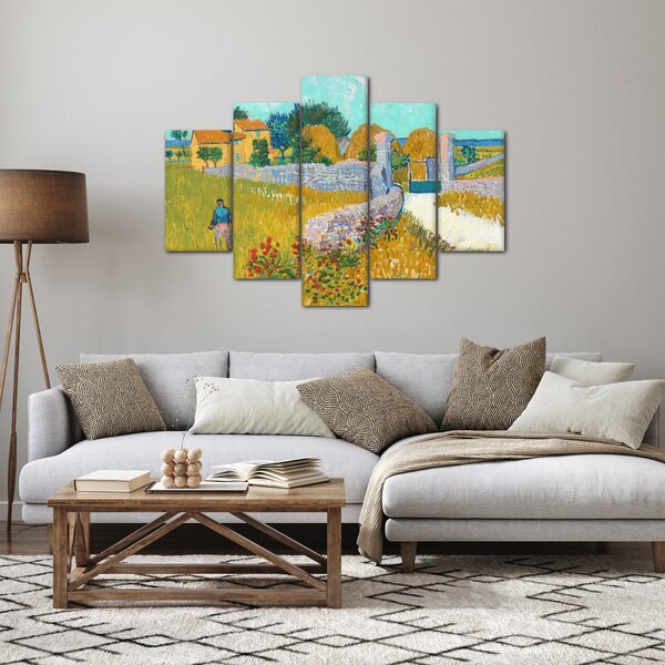 Obraz - Vincent van Gogh, Farmhouse in Provence, reprodukcia (150x105 cm)