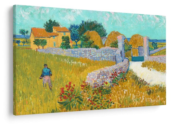 Obraz - Vincent van Gogh, Farmhouse in Provence, reprodukcia (90x60 cm)