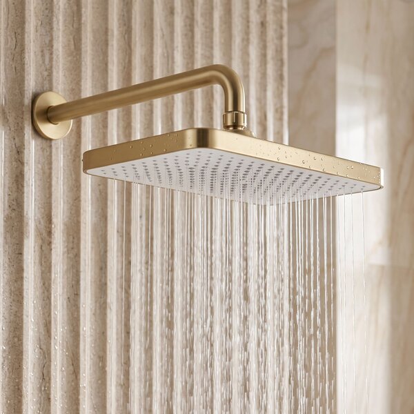 Obdĺžniková dažďová sprcha REA JS-032 Brushed Gold