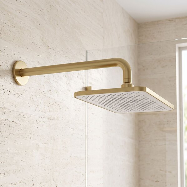 Obdĺžniková dažďová sprcha REA JS-032 Brushed Gold