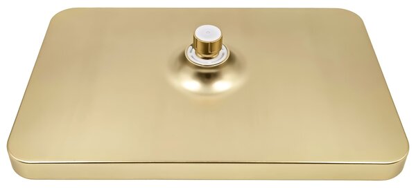 Obdĺžniková dažďová sprcha REA JS-032 Brushed Gold