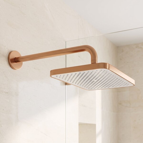 Obdĺžniková dažďová sprcha REA JS-032 Brushed Copper