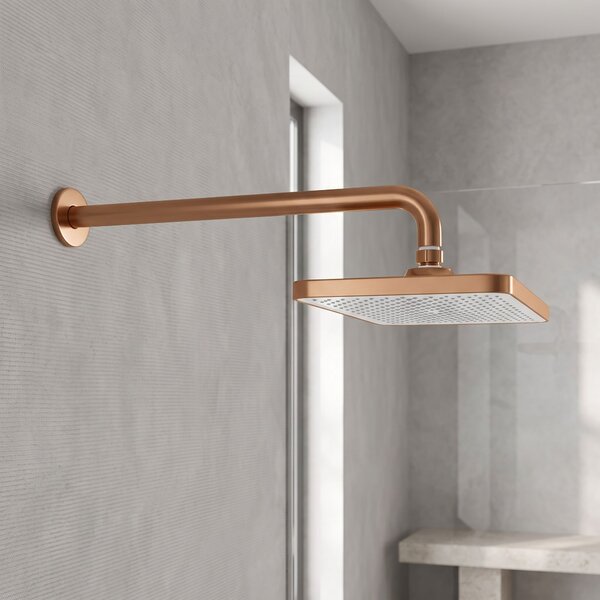 Obdĺžniková dažďová sprcha REA JS-032 Brushed Copper