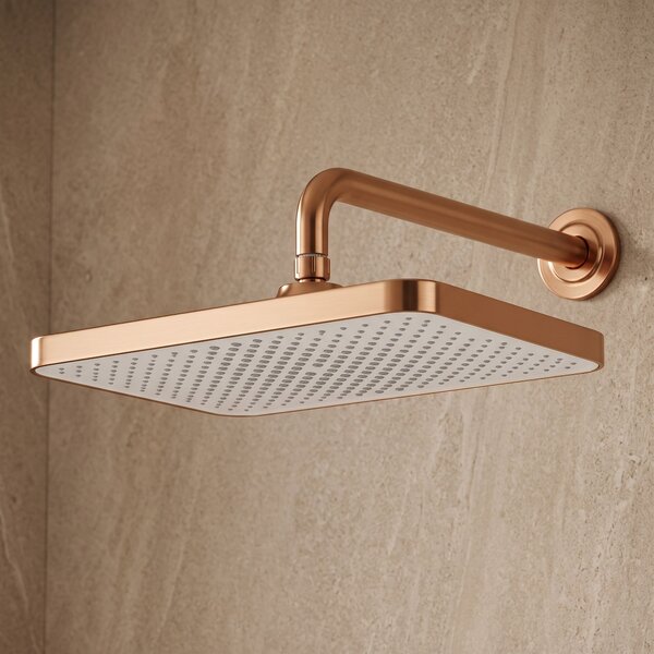 Obdĺžniková dažďová sprcha REA JS-032 Brushed Copper