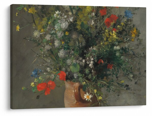 Obraz - Auguste Renoir, Flowers in a Vase, reprodukcia (70x50 cm)