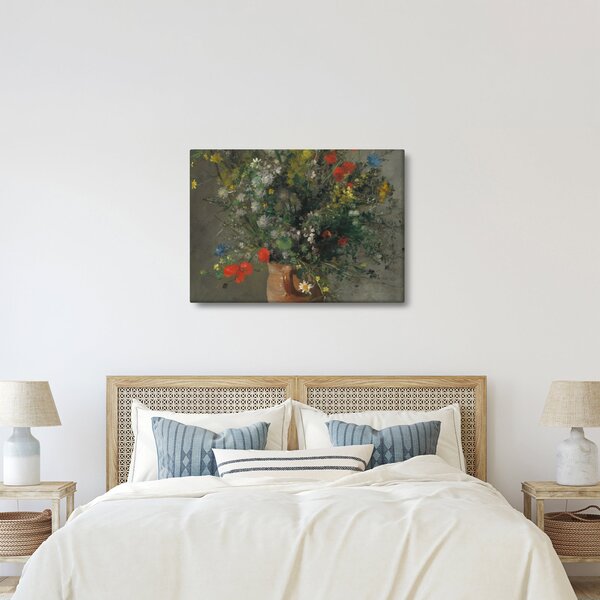 Obraz - Auguste Renoir, Flowers in a Vase, reprodukcia (70x50 cm)