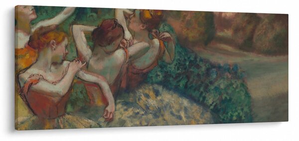 Obraz - Edgar Degas, Four Dancers, reprodukcia (120x50 cm)