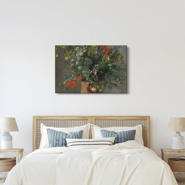 Obraz - Auguste Renoir, Flowers in a Vase, reprodukcia (90x60 cm)