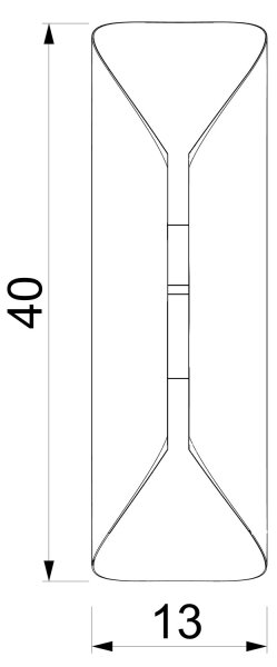 Nástenné svietidlo BARBOS 2xG9/8W/230V bordové
