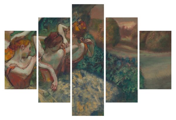 Obraz - Edgar Degas, Four Dancers, reprodukcia (150x105 cm)