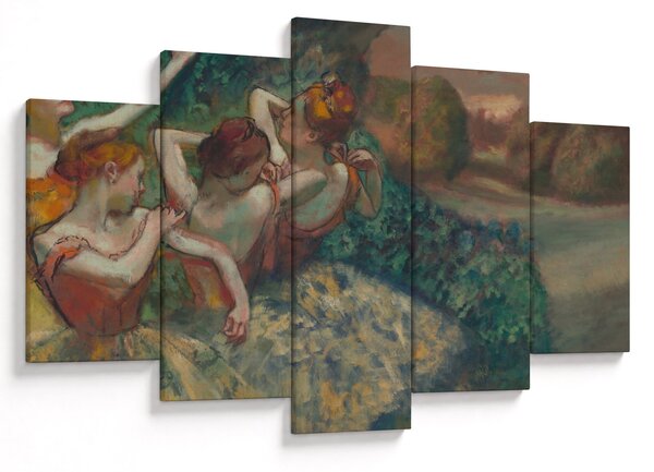 Obraz - Edgar Degas, Four Dancers, reprodukcia (150x105 cm)