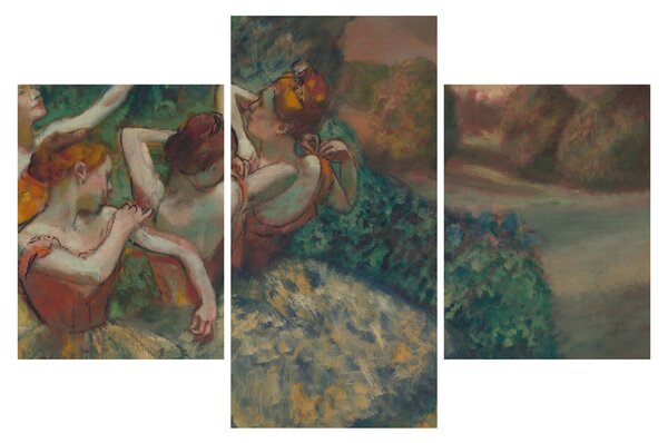 Obraz - Edgar Degas, Four Dancers, reprodukcia (90x60 cm)