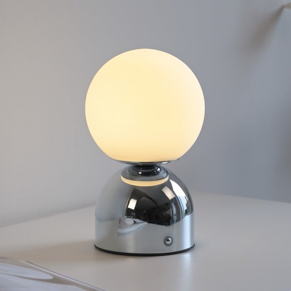 Schöner Wohnen 19218-17 - LED stmievateľná stolná lampa RUDI LED/1,2W/5V lesklý chróm