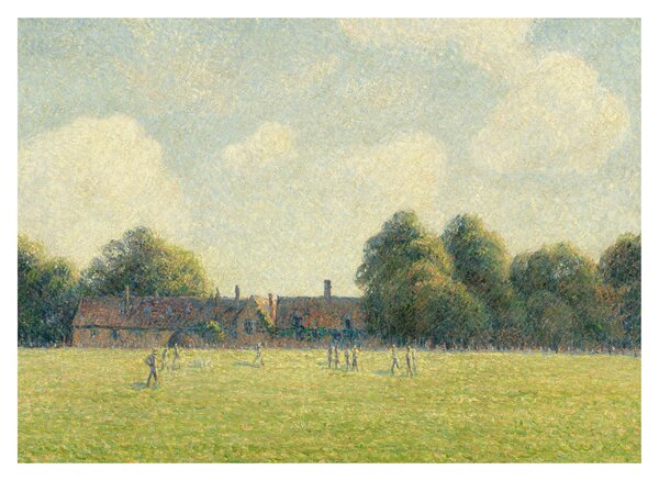 Obraz - Camille Pissarro, Hampton Court Green, reprodukcia (70x50 cm)