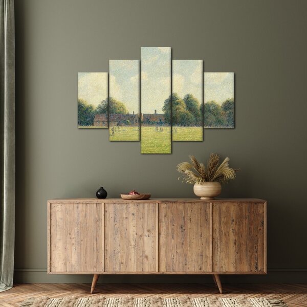 Obraz - Camille Pissarro, Hampton Court Green, reprodukcia (150x105 cm)