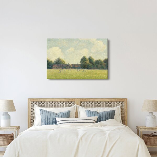 Obraz - Camille Pissarro, Hampton Court Green, reprodukcia (90x60 cm)