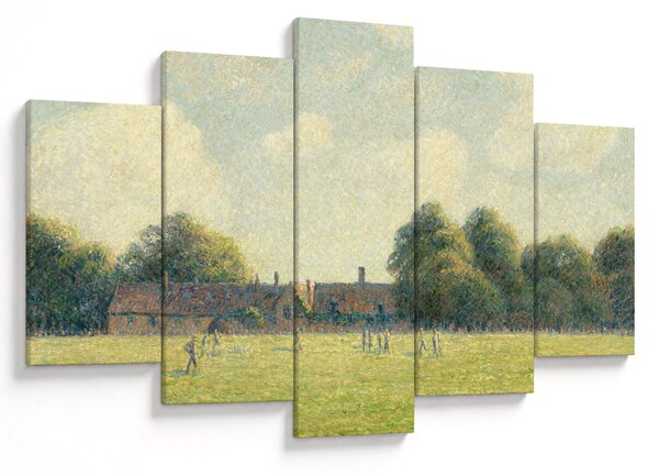 Obraz - Camille Pissarro, Hampton Court Green, reprodukcia (150x105 cm)