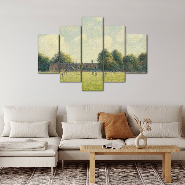 Obraz - Camille Pissarro, Hampton Court Green, reprodukcia (150x105 cm)