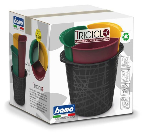 BAMA Odpadkový kôš TRICICLO BAMA