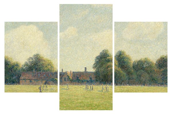 Obraz - Camille Pissarro, Hampton Court Green, reprodukcia (90x60 cm)