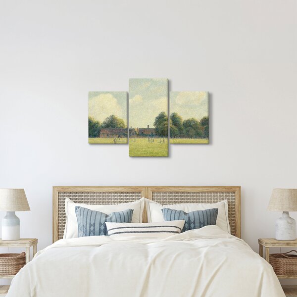 Obraz - Camille Pissarro, Hampton Court Green, reprodukcia (90x60 cm)