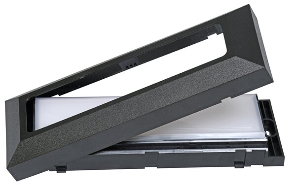 LED fasádne svietidlo RIKO 6W čierne (ZSE5-CR)