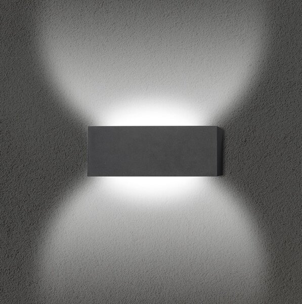 LED fasádne svietidlo OSKAR 12W čierne (Z1233-12W)