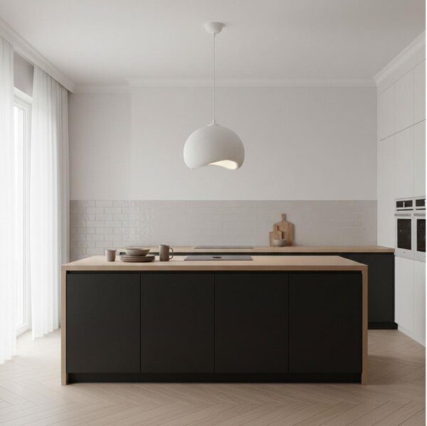 Brilagi - Závesný luster na lanku WABI SABI 1xE27/40W/230V pr. 34 cm biely
