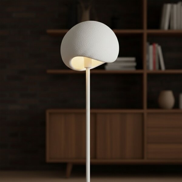 Brilagi - Stojacia lampa WABI SABI 1xE27/40W/230V biela