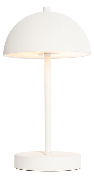 Vonkajšia stolná lampa biela nabíjateľná vrátane LED s 3-stupňovým stmievaním - Keira