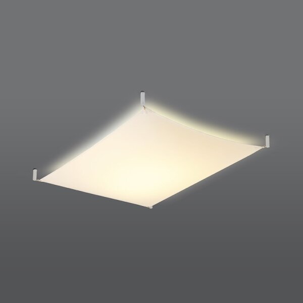 Sollux SL.0737 - LED stropné svietidlo LUNA 2xG13/8,5W/230V 80x105 cm biele