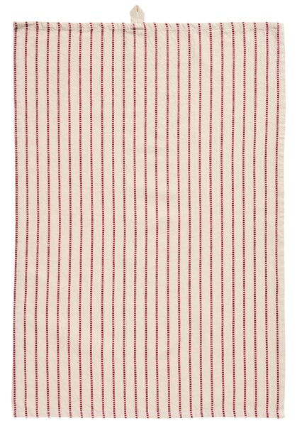 Bavlnená utierka Holly Red Woven Stripes