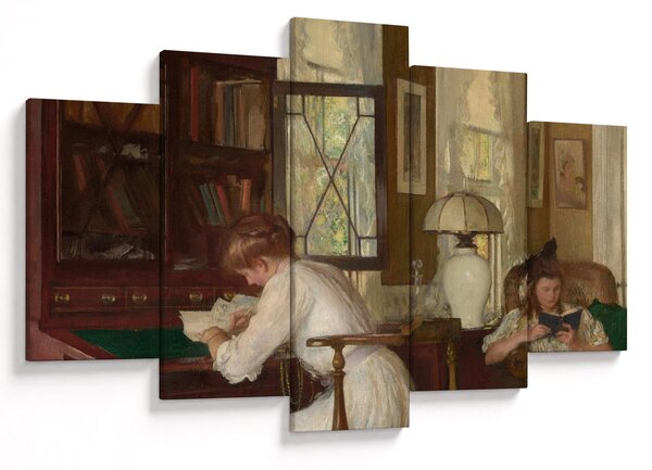 Obraz - Edmund Tarbell, Josephine and Mercie, reprodukcia (150x105 cm)