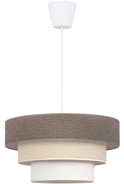 Brilagi - Luster na lanku LUNETA 1xE27/60W/230V pr. 40 cm šedá/krémová/biela