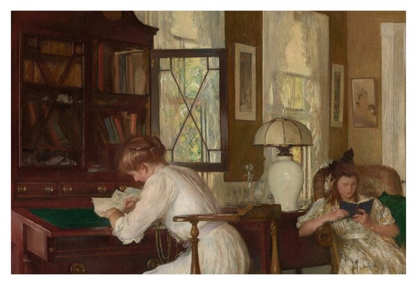 Obraz - Edmund Tarbell, Josephine and Mercie, reprodukcia (90x60 cm)