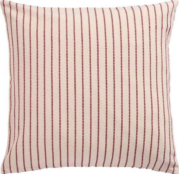 Poťah na vankúš Holly Red Woven Stripes 50 × 50 cm