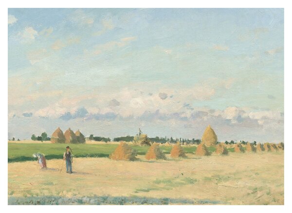 Obraz - Camille Pissarro, Landscape, Ile de France, reprodukcia (70x50 cm)