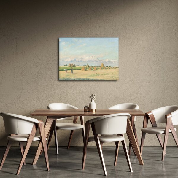 Obraz - Camille Pissarro, Landscape, Ile de France, reprodukcia (70x50 cm)