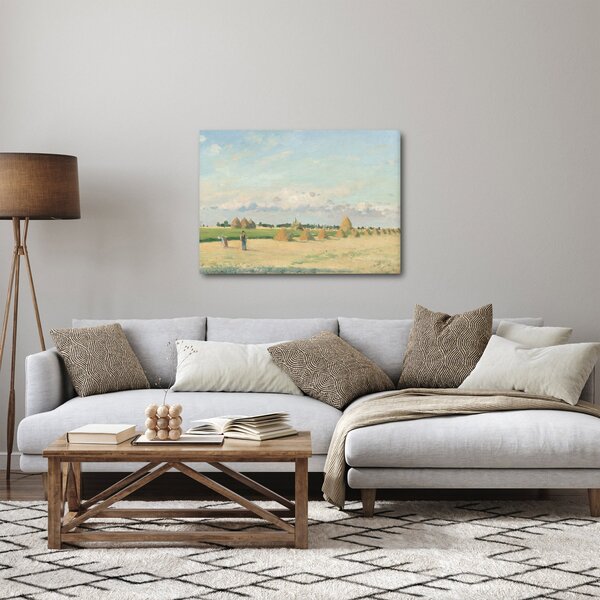 Obraz - Camille Pissarro, Landscape, Ile de France, reprodukcia (70x50 cm)